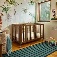Rolli 9-in-1 Convertible Crib - Walnut Natural