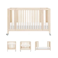 Rolli 9-in-1 Convertible Crib-  Natural Wash 