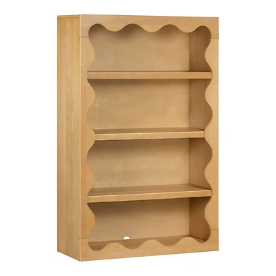 Lido Wave Bookcase - Honey