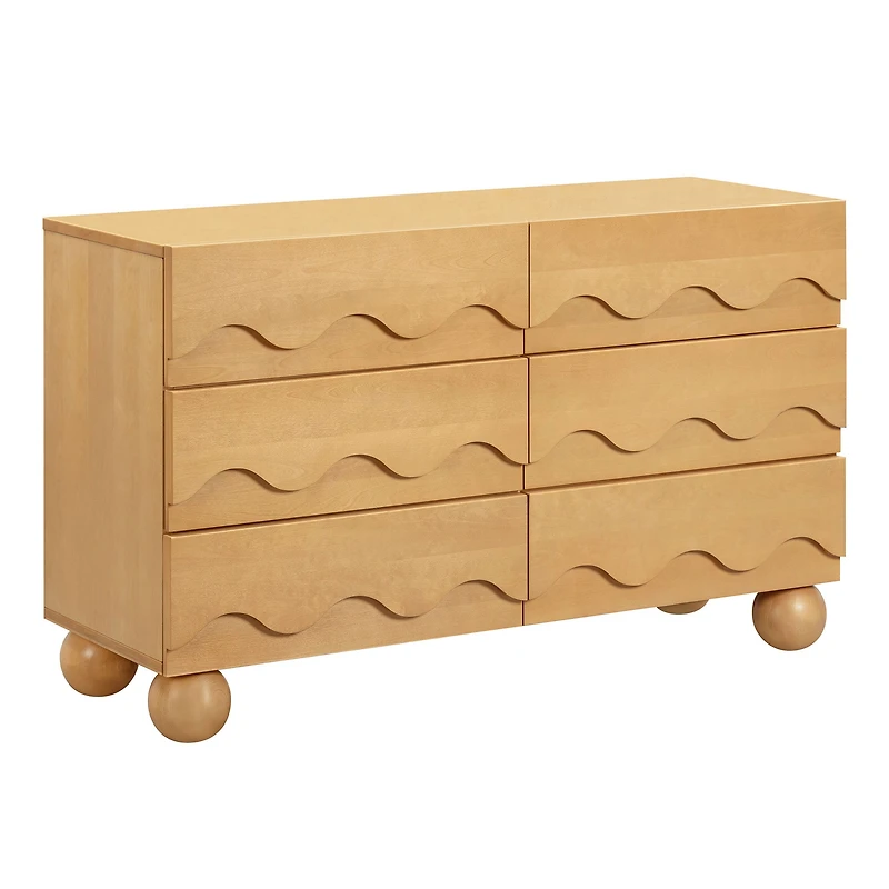 Lido Wave 6-Drawer Assembled Dresser
