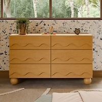 Lido Wave 6-Drawer Assembled Dresser