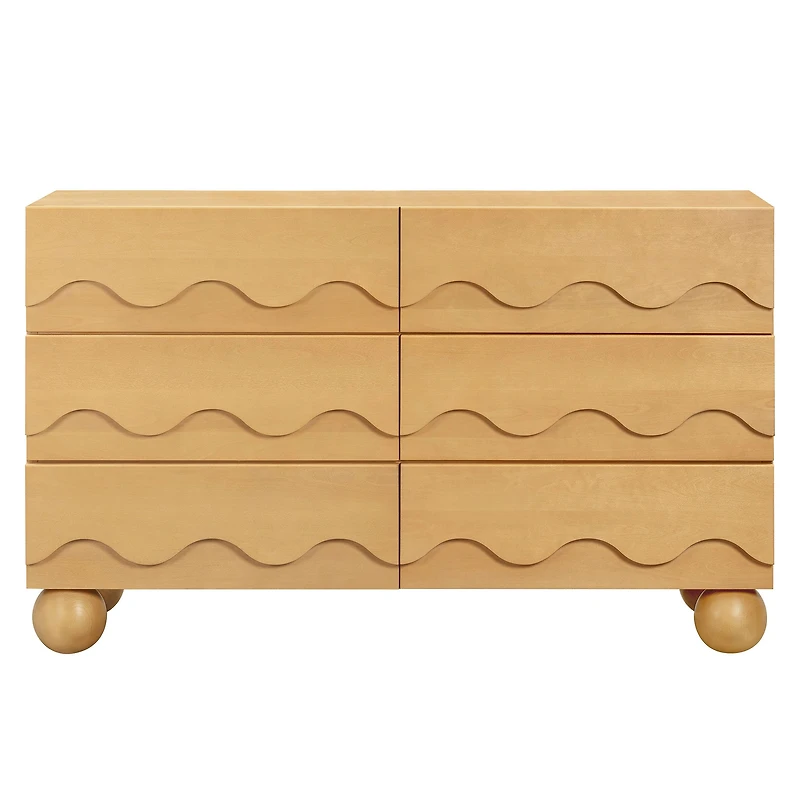 Lido Wave 6-Drawer Assembled Dresser