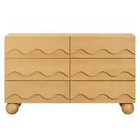 Lido Wave 6-Drawer Assembled Dresser