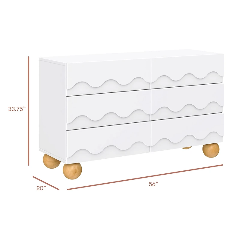 Commode 6 Tiroirs Lido Wave