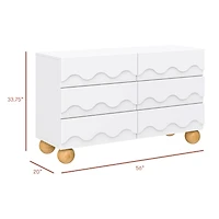 Commode 6 Tiroirs Lido Wave