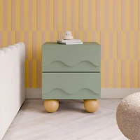 Lido Wave Nightstand - Sage