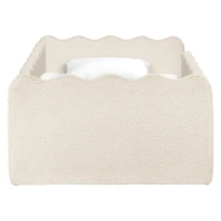 Rizo Montessori-Inspired Twin Bed - Performance Ivory Boucle