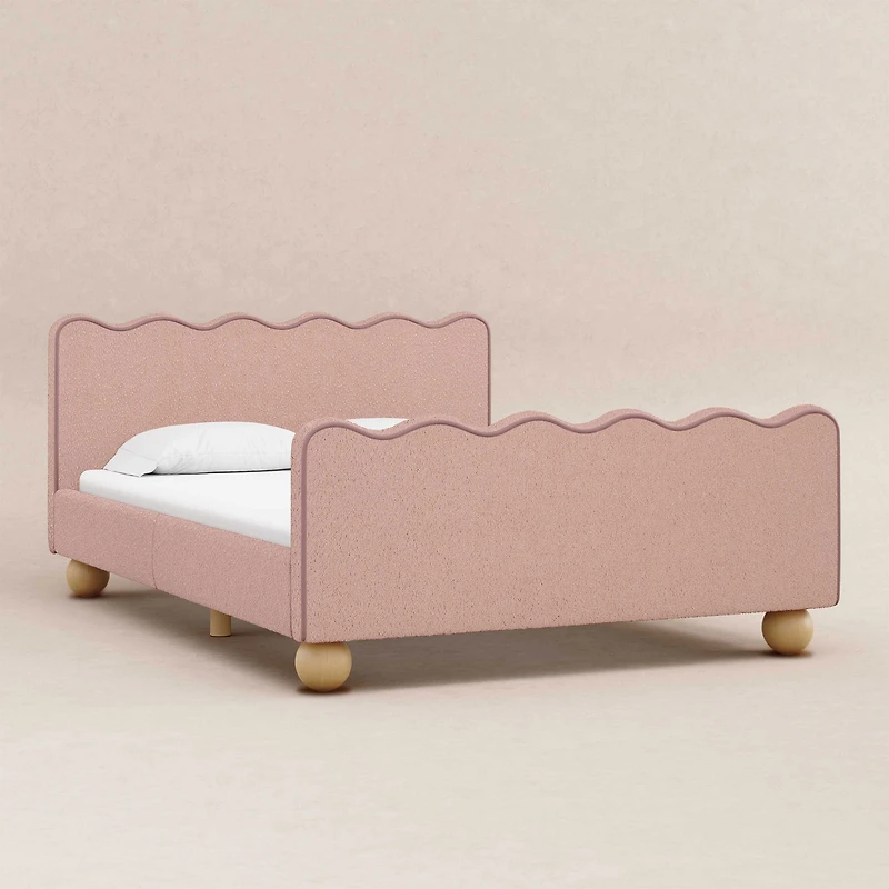 Lit Double Rizo - Boucle Rose