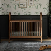 Alouette 3-in-1 Convertible Spindle Crib - Natural Walnut