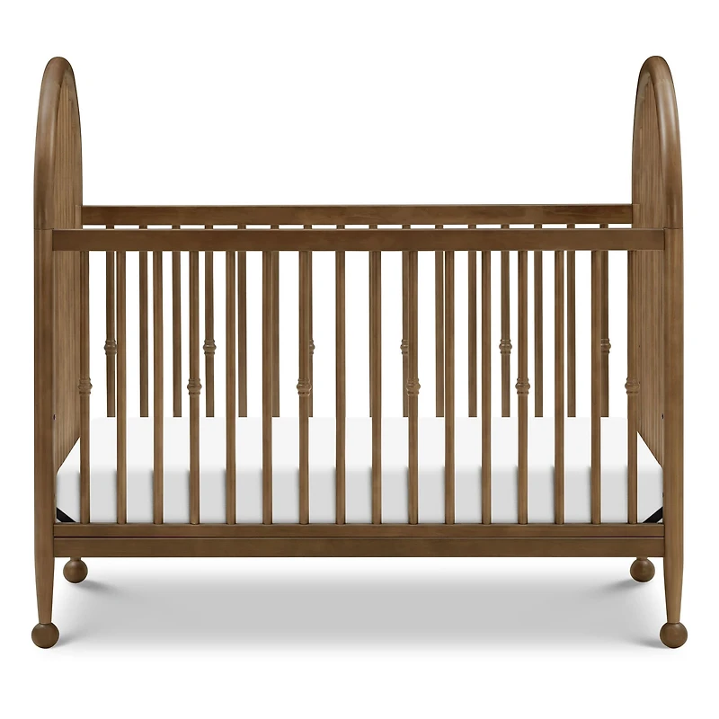Alouette 3-in-1 Convertible Spindle Crib - Natural Walnut