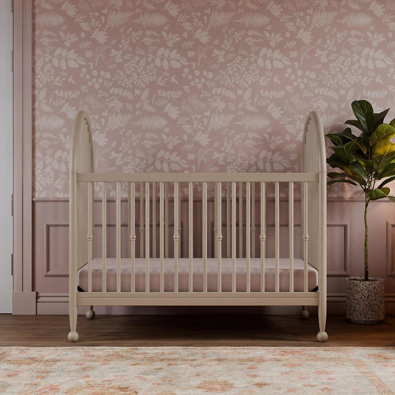 Alouette 3-in-1 Convertible Spindle Crib - Washed Pine