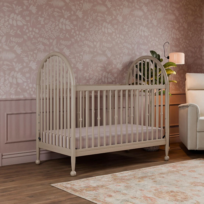 Alouette 3-in-1 Convertible Spindle Crib - Washed Pine