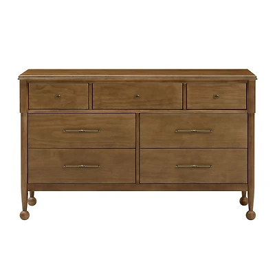 Alouette 7-Drawer Assembled Dresser - Natural Walnut