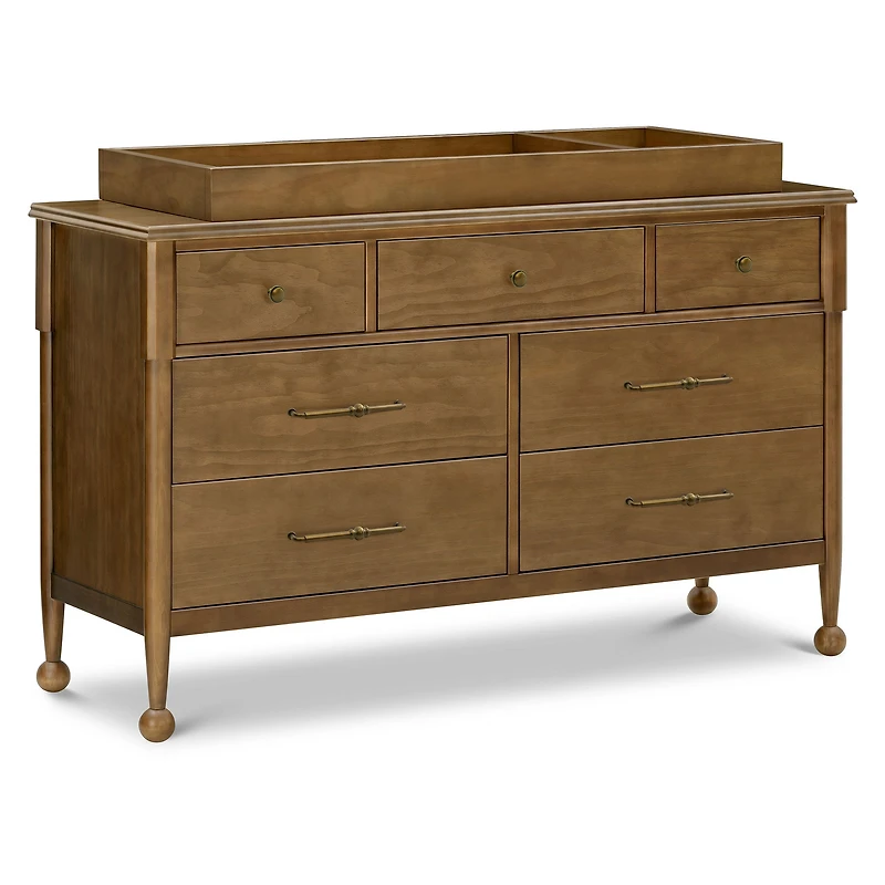 Commode 7 Tiroirs Alouette - Noyer Naturel