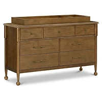 Commode 7 Tiroirs Alouette - Noyer Naturel