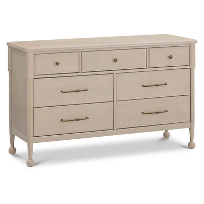 Alouette 7-Drawer Assembled Dresser - Washed Pine