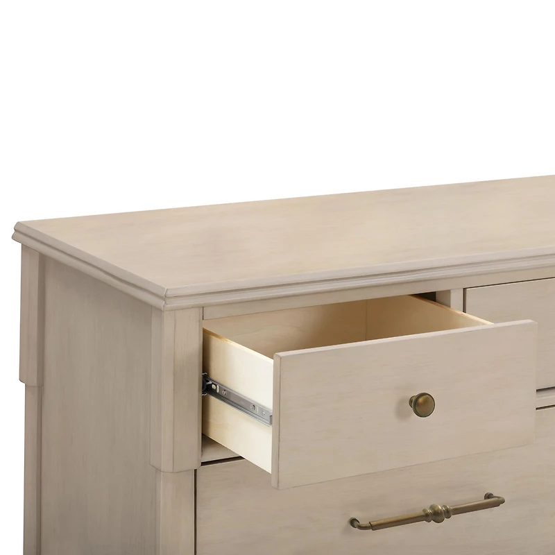 Alouette 7-Drawer Assembled Dresser - Washed Pine