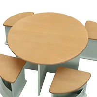 Nessa Nesting Play Table - Light Sage and Honey