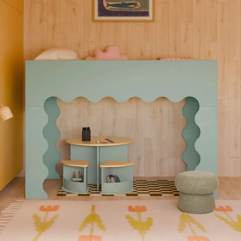 Table de jeu emboîtable Nessa - Miel et Sauge