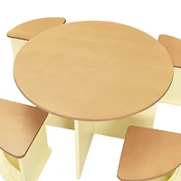 Nessa Nesting Play Table - Yellow and Honey