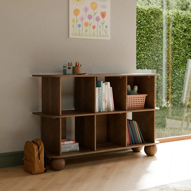 Crosby Open Bookcase - Walnut