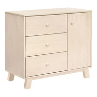Hudson Modern 3-Drawer Dresser - Washed Natural
