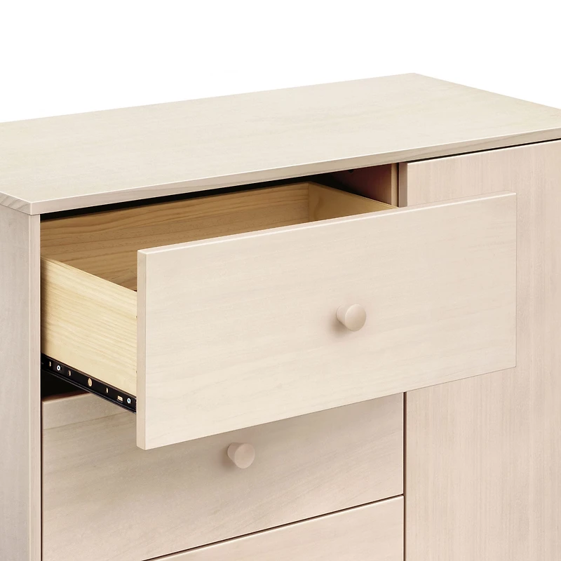 Hudson Modern 3-Drawer Dresser - Washed Natural