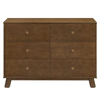 Hudson Modern 6-Drawer Assembled Double Dresser - Natural washed