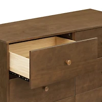Hudson Modern 6-Drawer Assembled Double Dresser - Natural washed