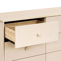 Hudson Modern 6-Drawer Assembled Double Dresser - Natural Washed