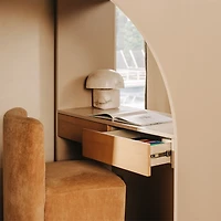 Lit Mezzanine avec Escalier Moab - Taupe / Cendre