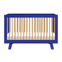 Hudson 3-in-1 Convertible Crib - Cobalt / Honey