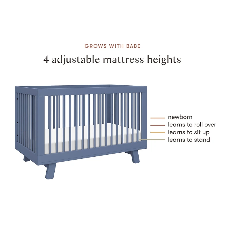 Hudson 3-in-1 Convertible Crib