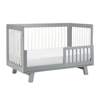 Couchette Convertible 3 en 1 Hudson - Gris / Blanc