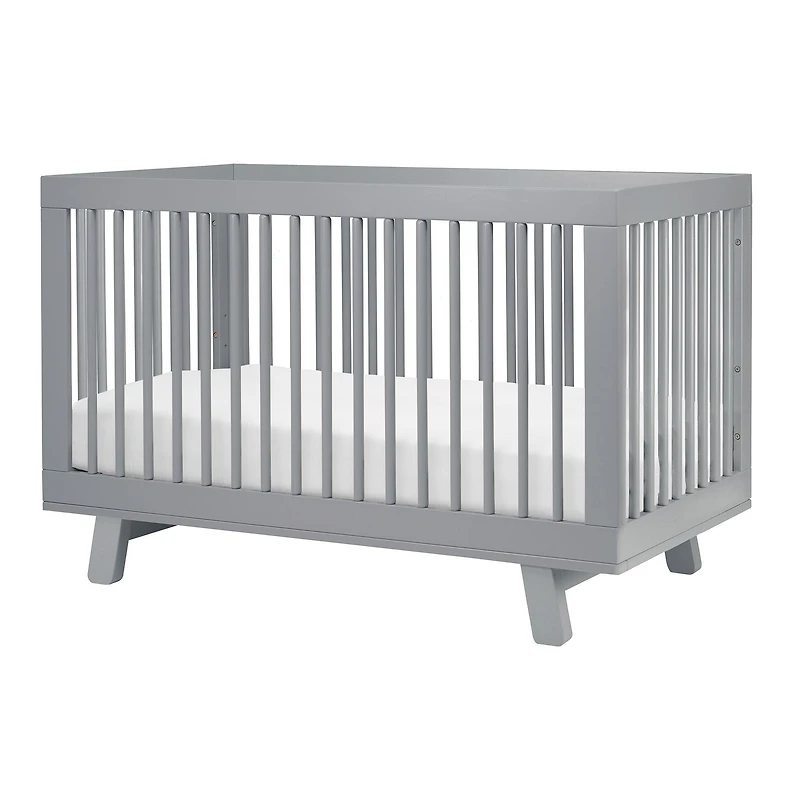 Hudson 3-in-1 Convertible Crib - Grey