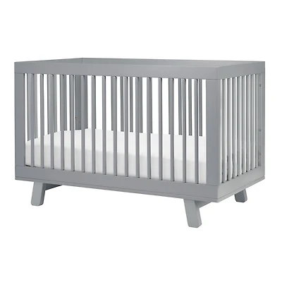 Hudson 3-in-1 Convertible Crib - Grey
