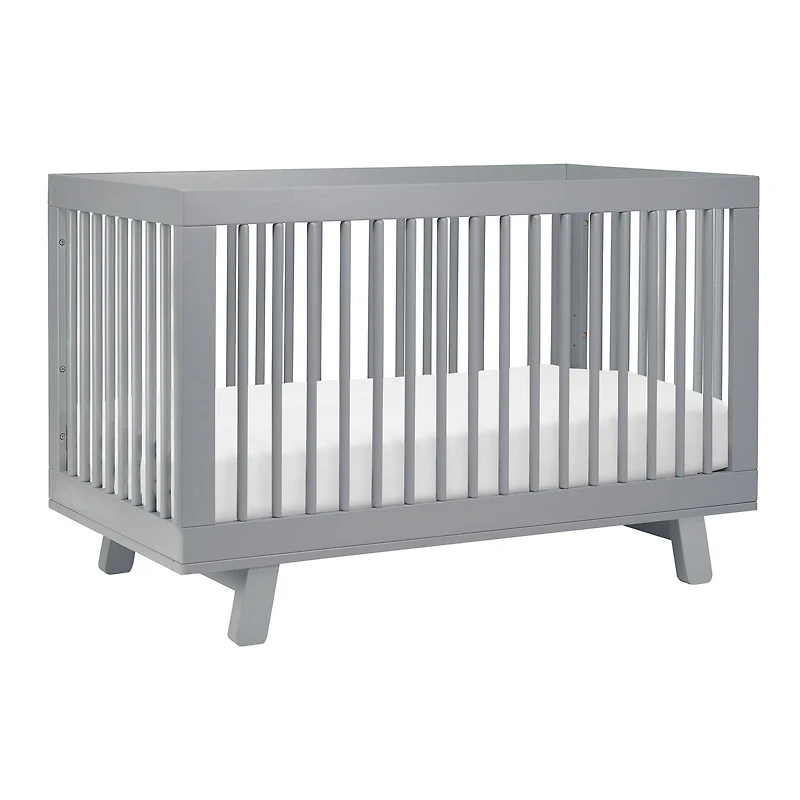 Hudson 3-in-1 Convertible Crib - Grey