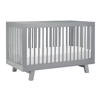 Hudson 3-in-1 Convertible Crib - Grey