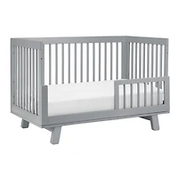 Hudson 3-in-1 Convertible Crib - Grey