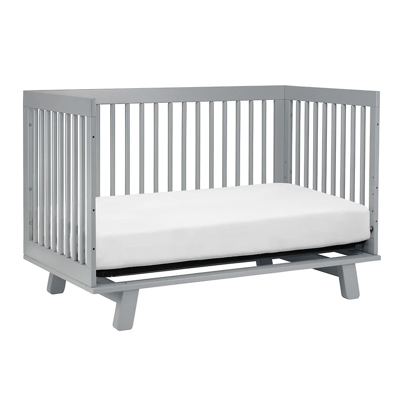 Hudson 3-in-1 Convertible Crib - Grey