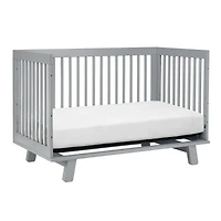 Hudson 3-in-1 Convertible Crib - Grey