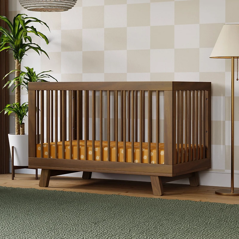 Couchette Convertible 3 en 1 Hudson - Noyer Naturel