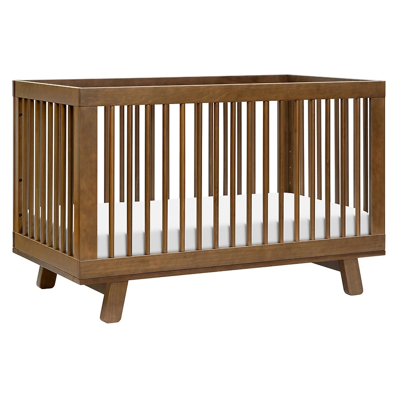 Hudson 3-in-1 Convertible Crib - Natural Walnut