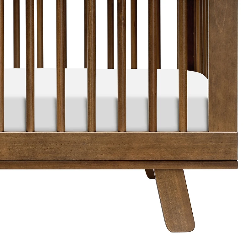 Hudson 3-in-1 Convertible Crib - Natural Walnut