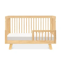 Hudson 3-in-1 Convertible Crib with Toddler Bed Conversion Kit - Natural Finish