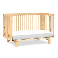 Hudson 3-in-1 Convertible Crib with Toddler Bed Conversion Kit - Natural Finish