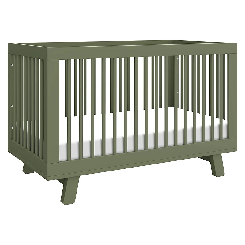 Hudson 3-in-1 Convertible Crib - Olive