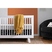 Hudson 3-in-1 Convertible Crib - White