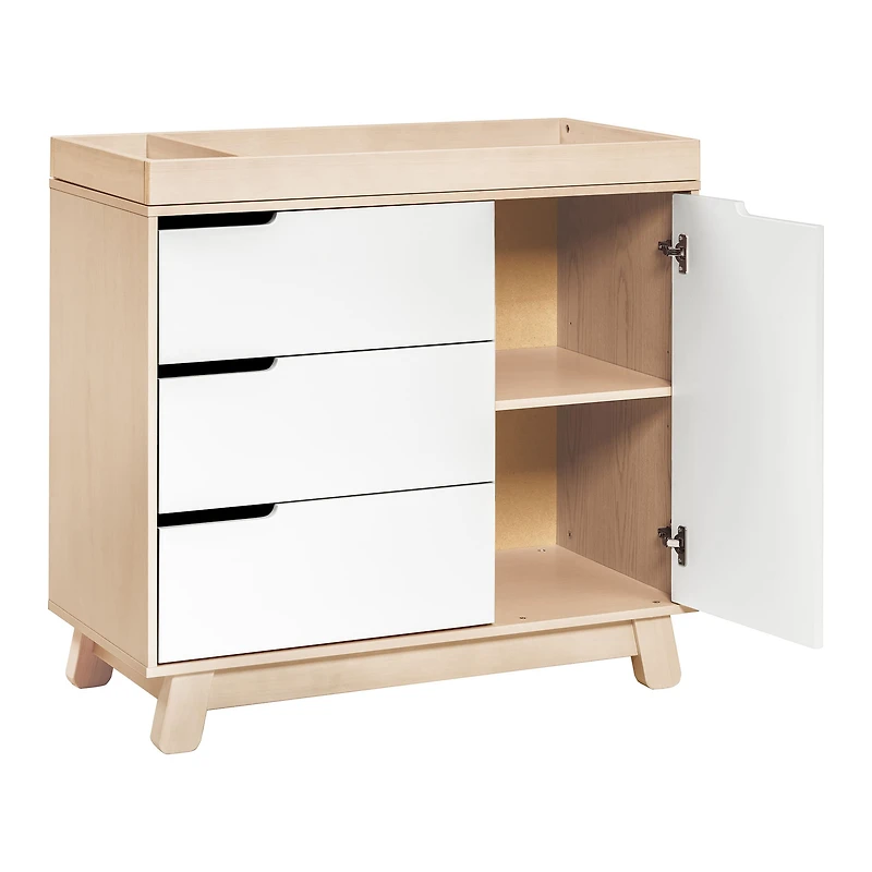 Hudson 3-Drawer Changer Dresser with Removable Changing Tray