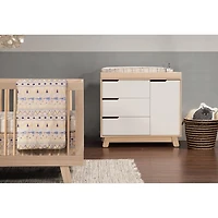 Hudson 3-Drawer Changer Dresser with Removable Changing Tray